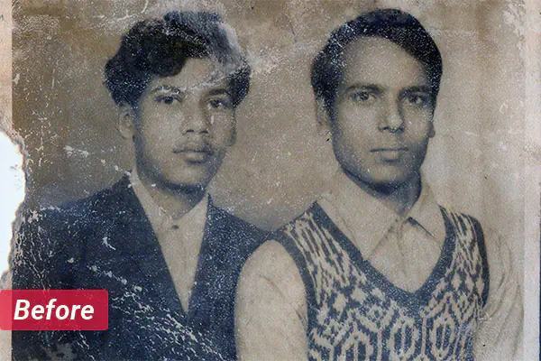 Photo Restoration - Before editing